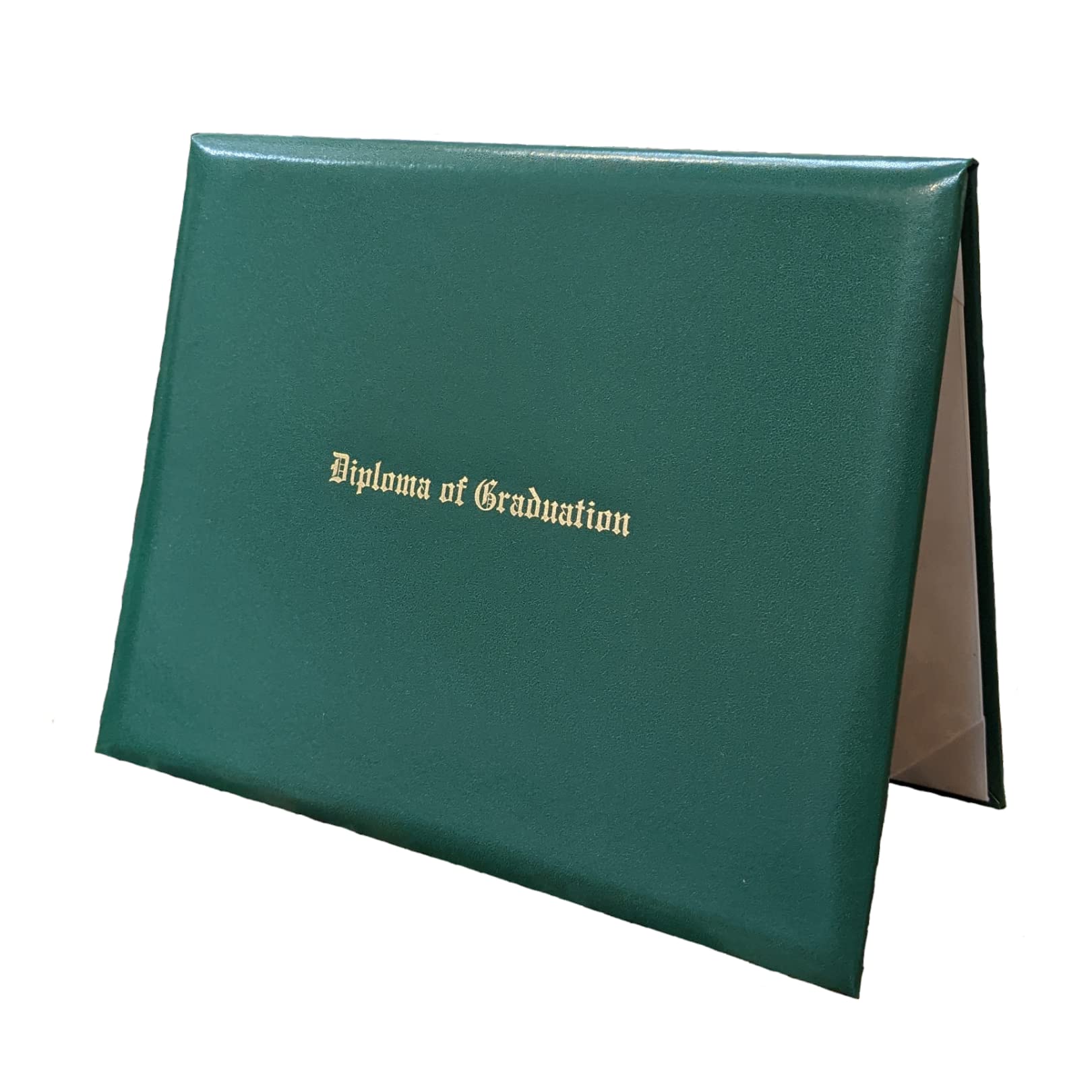 Economy Cap & Gown Diploma Cover 8.5x11 Diploma Holder Graduation Certificate Cover Imprinted Diploma of Graduation Letter Size (Hunter Green)