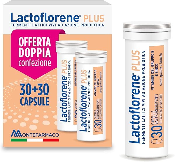 Lactoflorene Plus Probiotici 2 Pack 30+30 Capsule