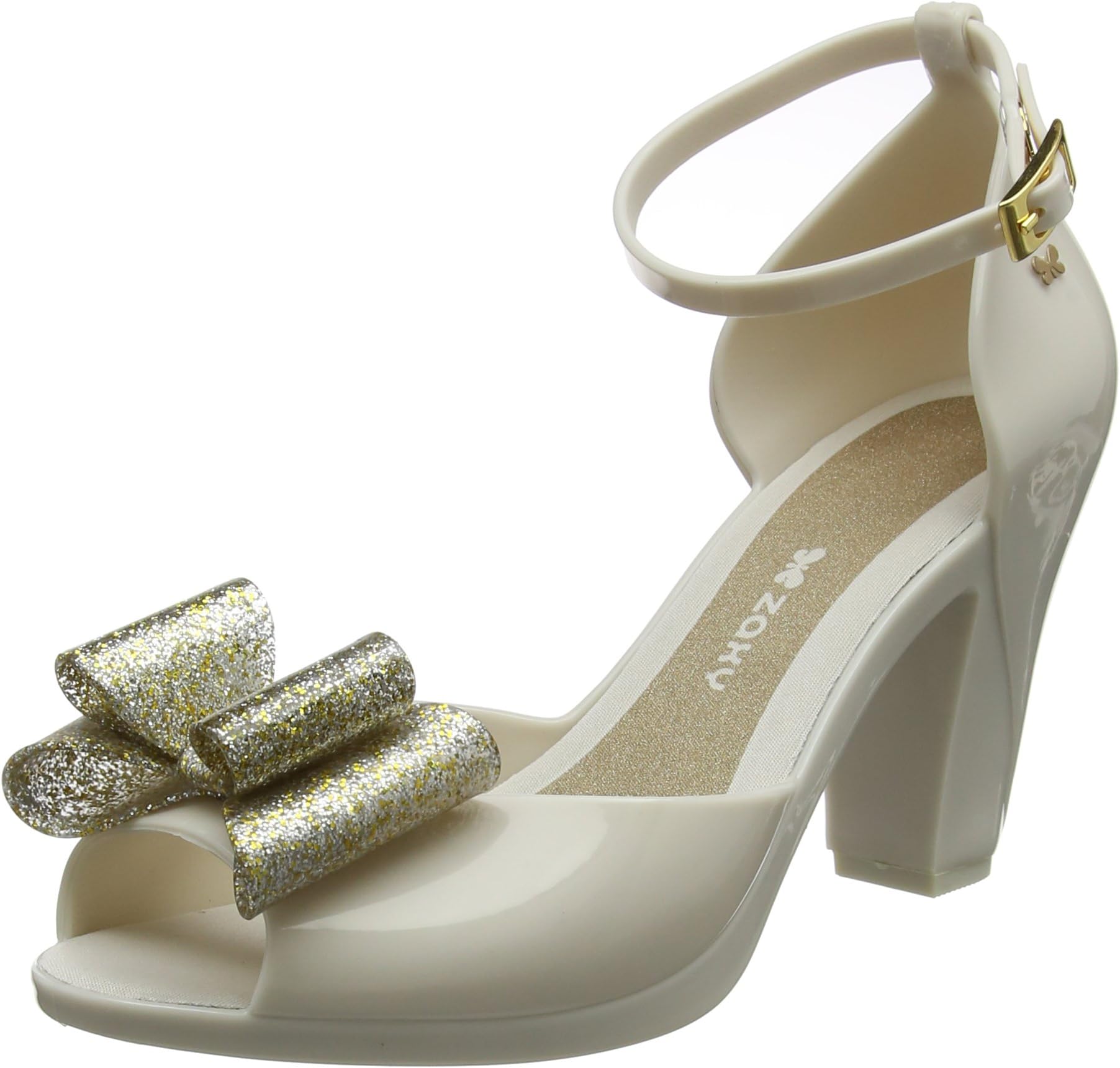 Zaxy Women's Diva Bow 2 Ankle Strap Heels