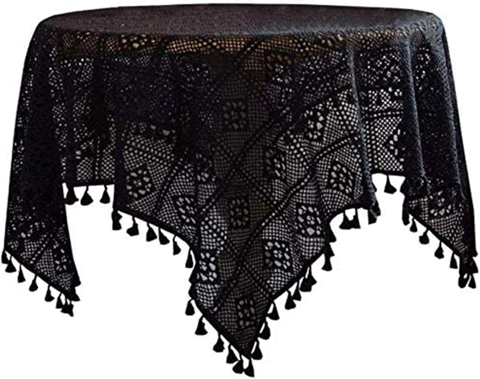 Nappe vintage en dentelle crochetée main pour retrouver le charme chaleureux des grands repas de famille