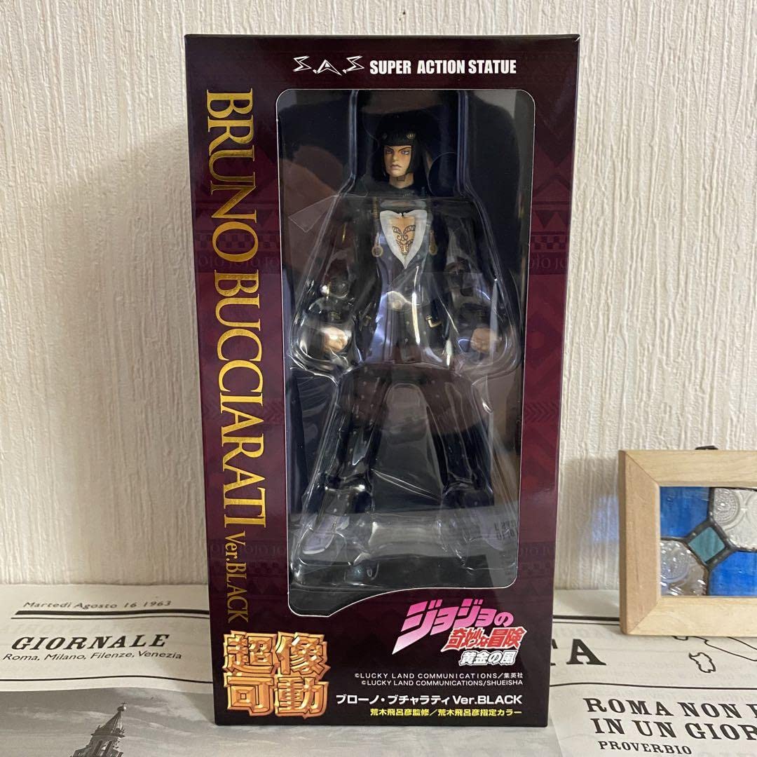 【限定・未開封】超像可動ブチャラティBLACKジョジョの奇妙な冒険　第5部 超像可動『ジョジョの奇妙な冒険 第5部』「ブローノ・ブチャラティ Ver
