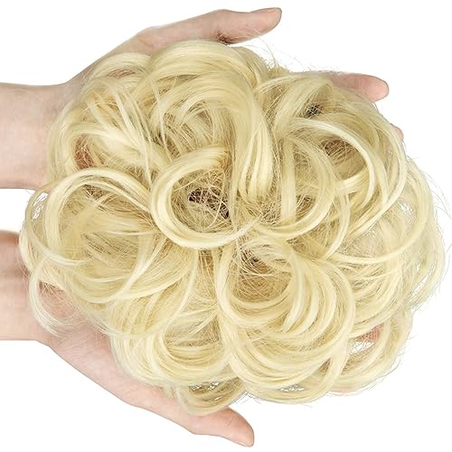 Miniatura 14 de Messy Hair Bun Extensions Chignons Hair Hair Scrunchie Scrunchy Updo Hairpiece