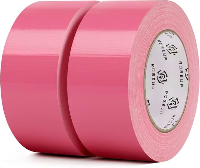 ROSEUP Pink Duct Tape 2 Pack