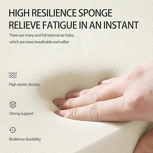 Miniatura 4 de Sillas de cocina de comedor con lino de algodón, juego de sillas de comedor con cojines, silla de sala de estar con almohadilla antideslizante