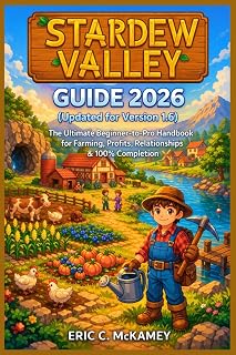 Stardew Valley Guide 2026 (Updated for Version 1.6): The Ultimate Beginner-to-Pro Handbook for Farming, Profits, Relationships & 100% Completion