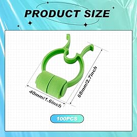 Frienda 60 Pcs Professional Nose Stop Clips Plastic Foam Nosebleed Stopper Clips for Adults Accidental Emergency Condition Swimming(100 Pcs,Green,Standard Size)