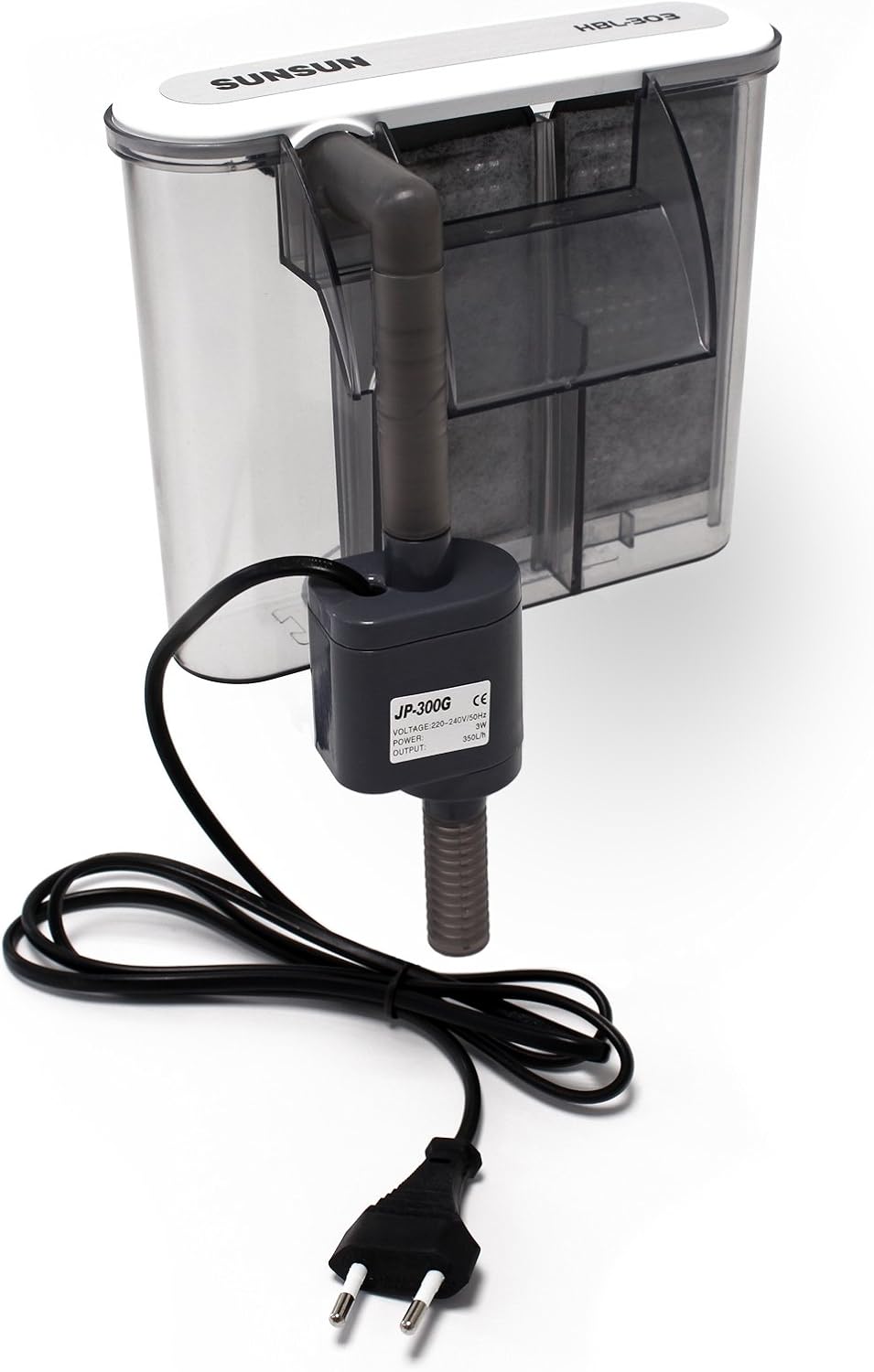 SunSun HBL-303 90 GPH Hang-On Back Power Slim Filter