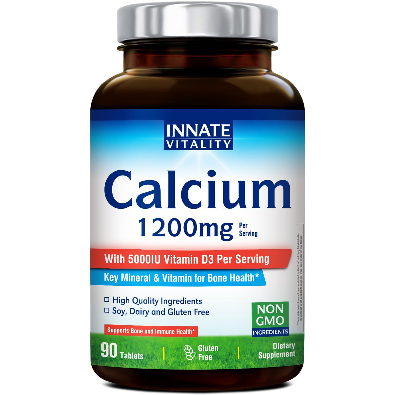 Innate Vitality Calcium 1200 mg with Vitamin D3
