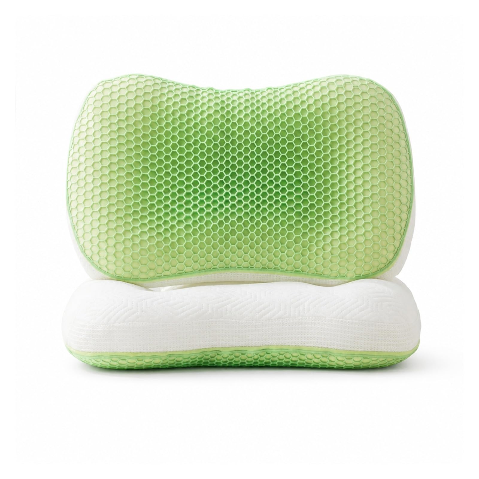 AMRTTWY Honeycomb Pillow, Pectin Feather Silk Pillow,Gel Cushion