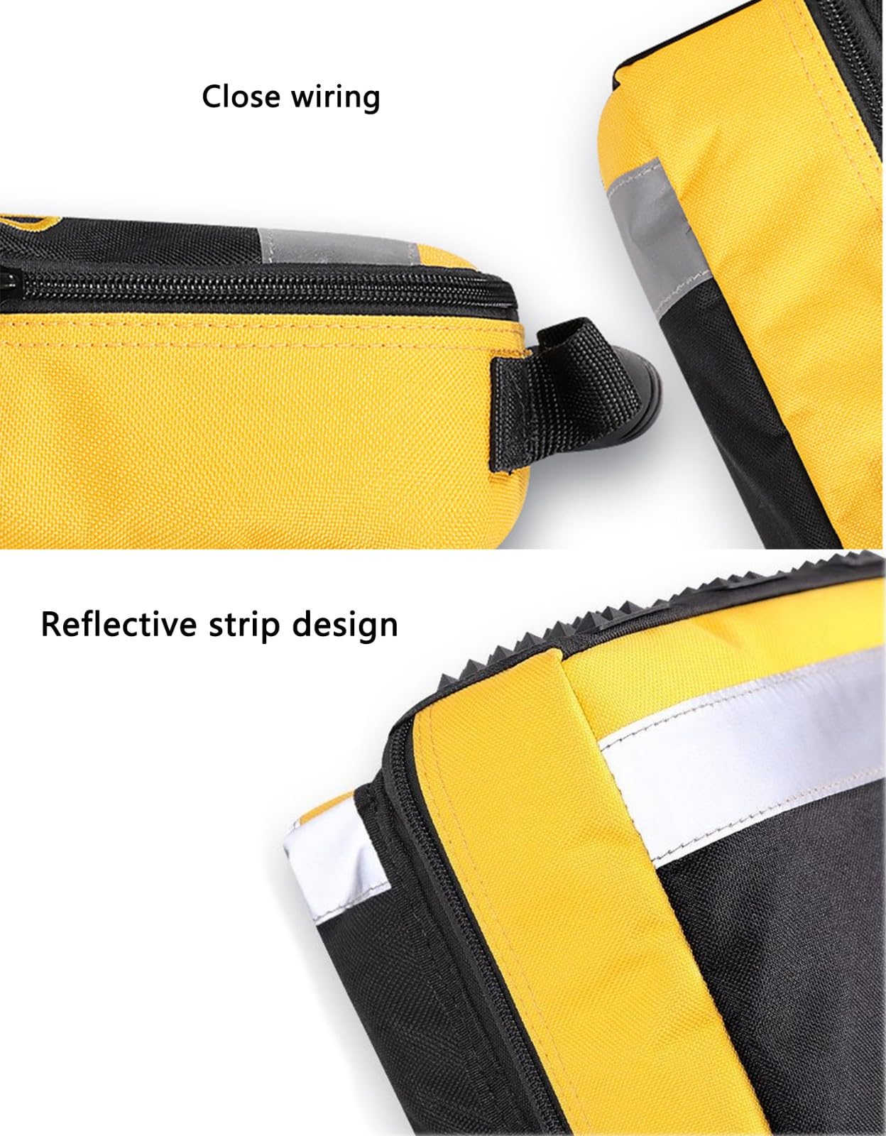 wasserdichte Aufbewahrungstasche mit verstellbarem Gurt und reflektierenden Streifen, zweilagiges Design für AED-Defibrillator und Erste-Hilfe-Ausrüstung beim Outdoor-Sport