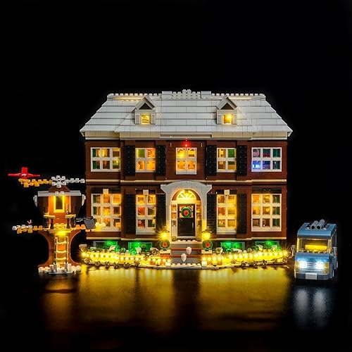 Vista 18 de VONADO Kit de luces LED compatible con el juego de Lego solo en casa, iluminación de bricolaje (sin modelo Lego, solo luces)