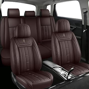 Full Set Seat Covers for Kia Sportage Hybrid 2023-2026 Comfortable Premium Leather Seat Cover, Tailored Fit & All-Around Protection Brown