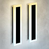 Vista 42 de ASD Lámpara LED de montaje en pared de 18 pulgadas de largo, aplique lineal para exteriores e interiores 3CCT, regulable, impermeable