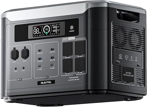 BP3000 3200W6400W Peak Portable Power Station, 2048Wh LiFePO4 Battery