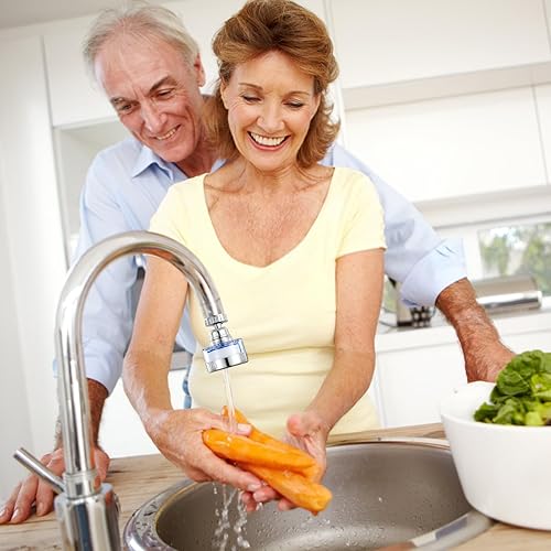 Miniatura 5 de Filtro de fregadero giratorio 360 el filtro de agua del grifo elimina cloro, plomo, sedimentos, mal sabor y más, fácil de instalar