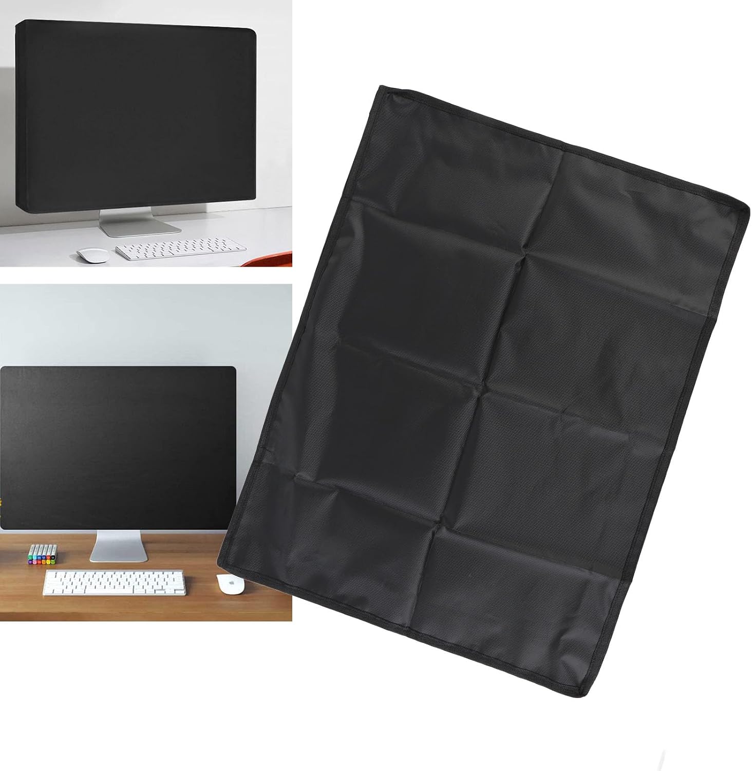 Yosoo Health Gear Computer Monitor Dust Cover, Universal 420D Oxford Cloth Waterproof Anti-Static Screen Protector for LCD HD Panel TV, 61x46x8cm