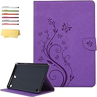 Vista 16 de Funda UUcovers para Galaxy Tab A 8.0 con cierre magnético, ajustado, función atril y tarjetero, con función de encendido y apagado automático, 8