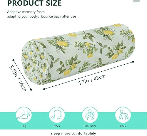 Miniatura 3 de Almohada cervical suave y transpirable con funda extraíble lavable para cabeza, cuello, espalda y piernas