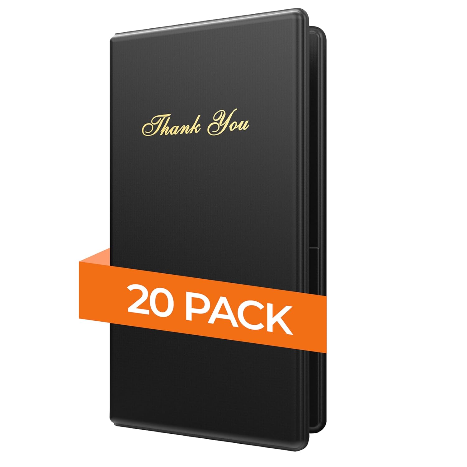 Budgetizer Check Presenters for Restaurants – 20 Pack Guest Check Books for Servers – Check Holder – Check Book