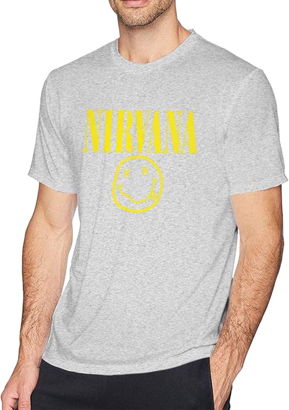 Amazon Co Jp Nirvana ｔシャツ メンズ 半袖ｔシャツ 綿 おしゃれ コットン 音楽 バンド ロックtシャツ フォーシーズンズ カジュアル 部屋着ｔシャツ 柔らかい 大きいサイズ 春 夏 秋 冬 多色 かわいい 黒 ファッション