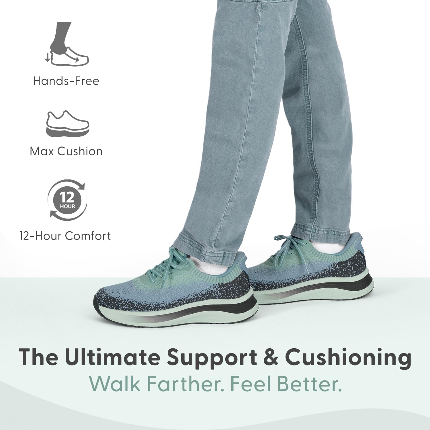 Orthofeet Women's Orthopedic Hands-Free Nira Slip-On Sneakers - Image 2