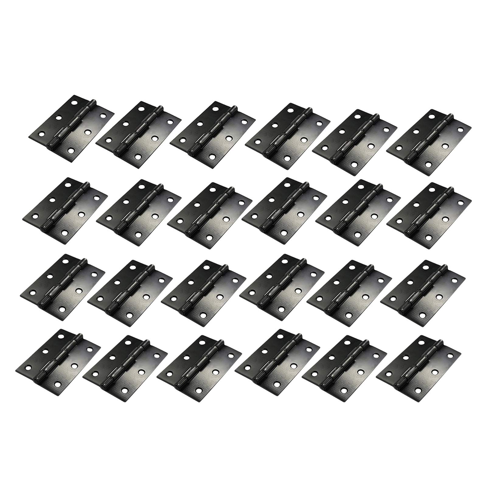 Charnières Butt 3 X 2 Pouces Finition Noire Roulement Plat Porte Lourde