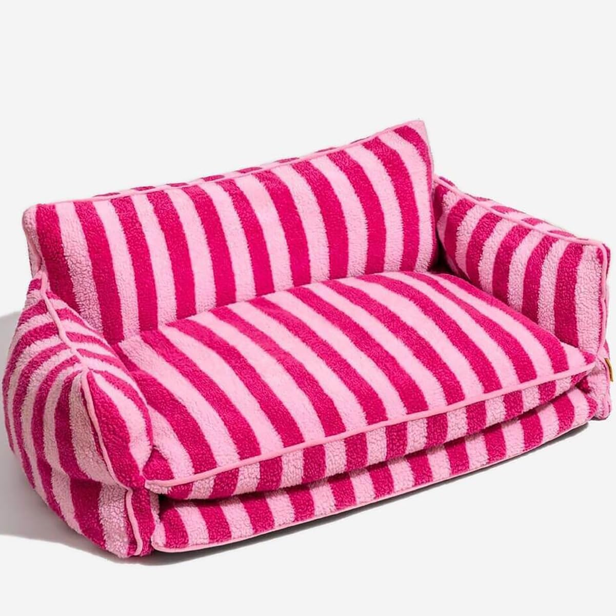 Pet Sofa can be Disassembled and Washed for Winter Warmth deep Sleep. Large Dog Litter Cushion,Pink,M