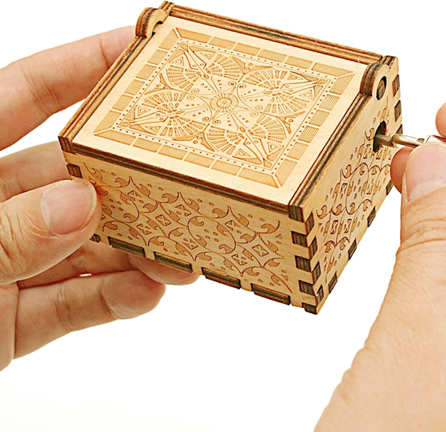 Remember Me Music Box Gift for Christmas Birthday, Wood Musical Box Gifts for Boys Girls Decoration for Home Musical Boxes Plays Remember Me