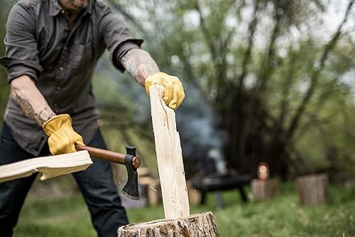 Miniatura 6 de Barebones Hacha de campo - Hacha de campamento y leñador con martillo y funda - Herramientas esenciales para acampar y al aire libre