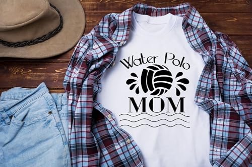 Miniatura 2 de Parches de waterpolo termoadhesivos adhesivos de transferencia de letras para camisetas Ropa de tela  Mamá