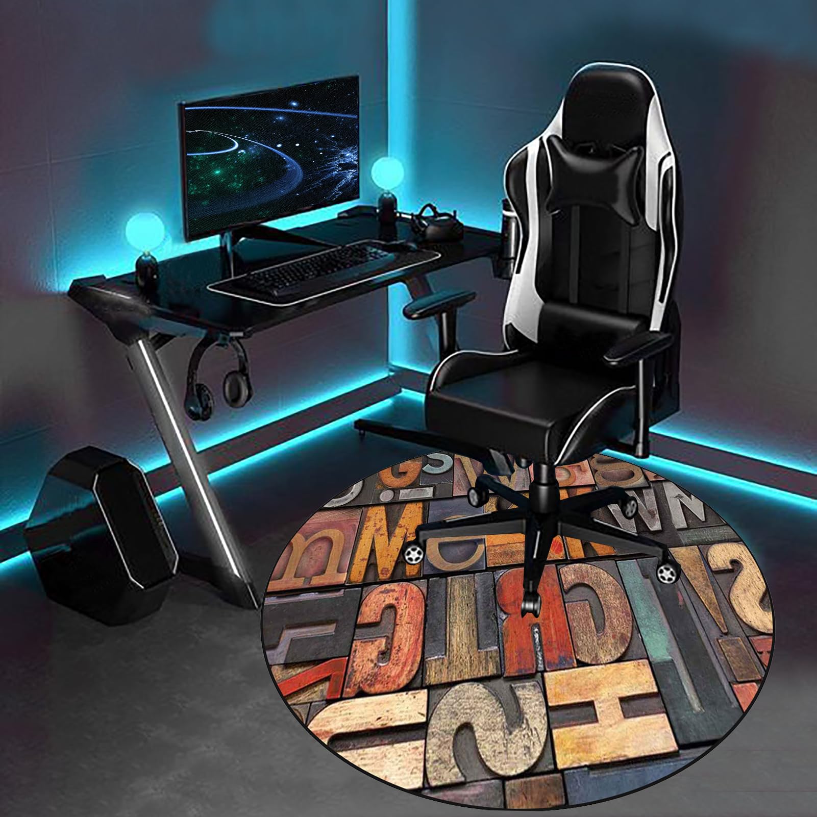 120 cm Schlagzeugteppich Rund Schallschutzmatte Drum Teppich Schallschutz Teppich rutschfeste Trommelmatte für E Drum Schlagzeug Elektronisch Snare Teppich Drum Rug Schalldicht Trommel Teppiche