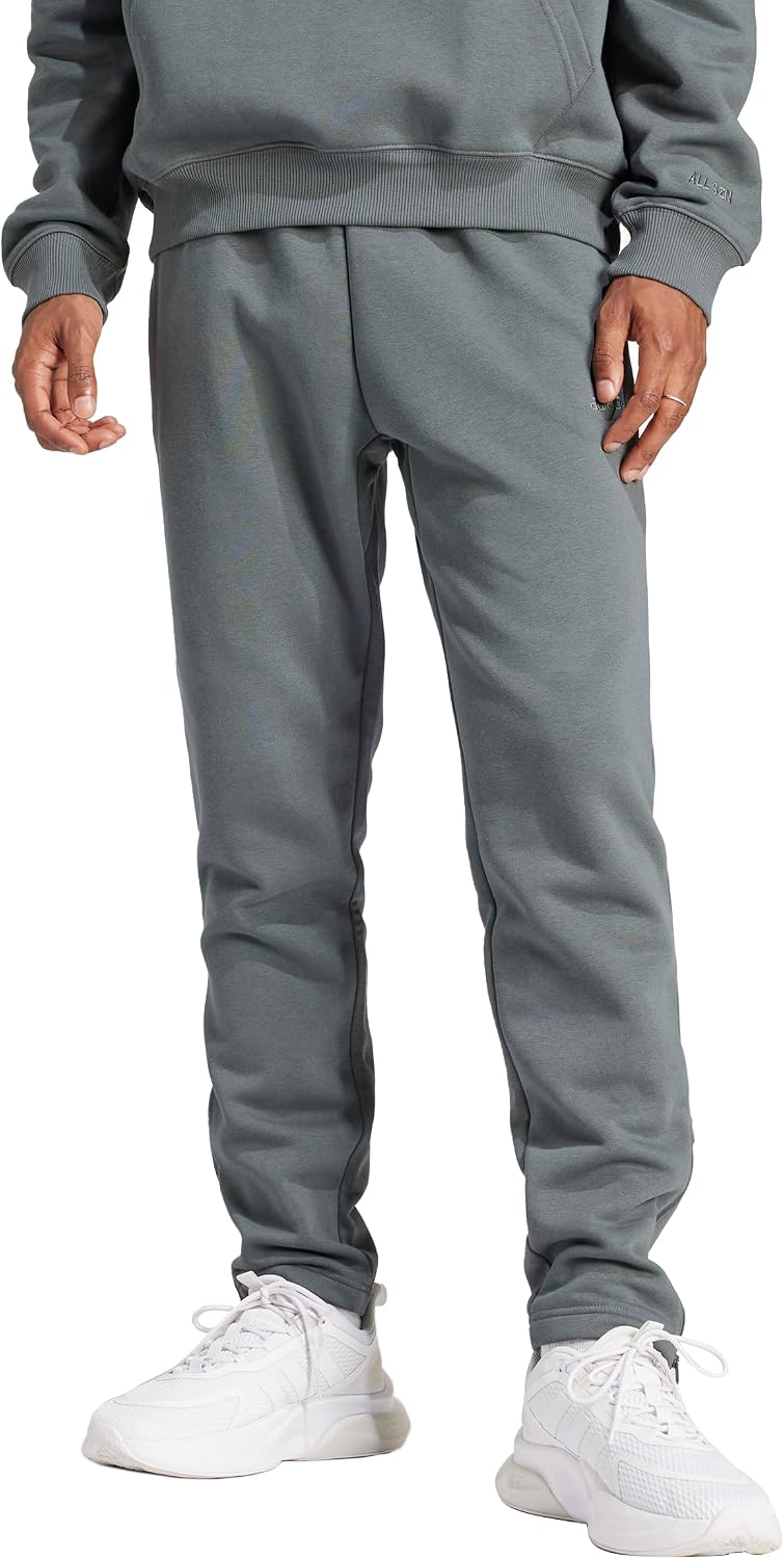 Adidas Mens All Szn Fleece Tapered Leg Zip Pants