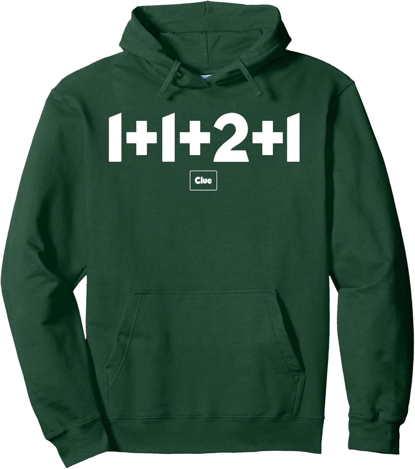 Funny A Clue - White 1980s For Men Women Pullover Hoodie