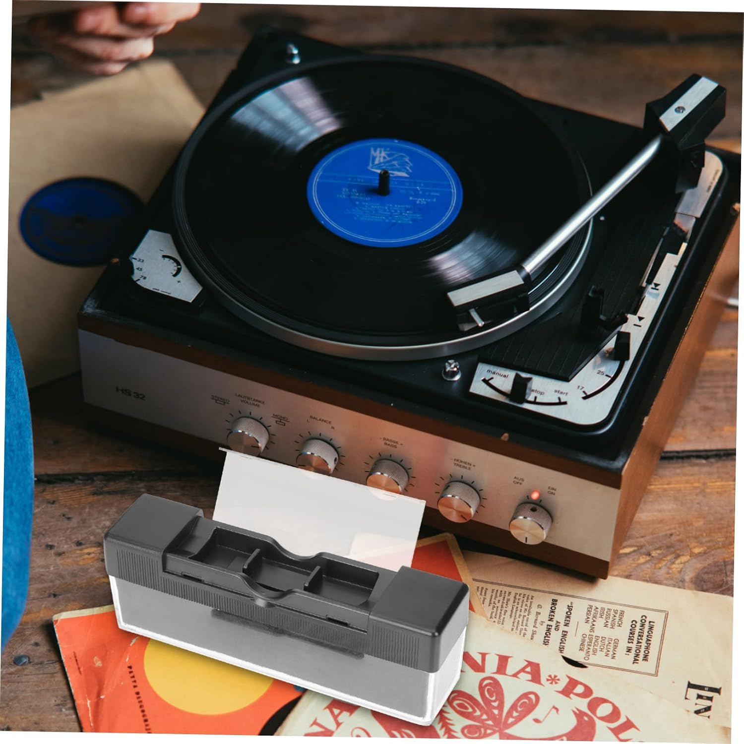 2sets -Static Vinyl Record Cleaning for Record Care Essential Vinyl Cleaning Kit Maintain Albums Listening