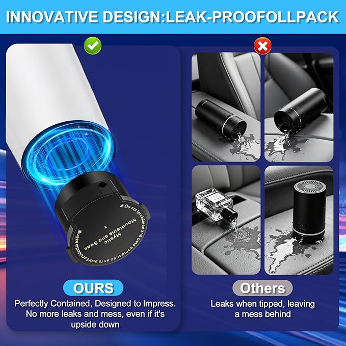 Difusor de Aromas Inteligente para Auto con Luz RGB y Proyector Estelar miniatura 7