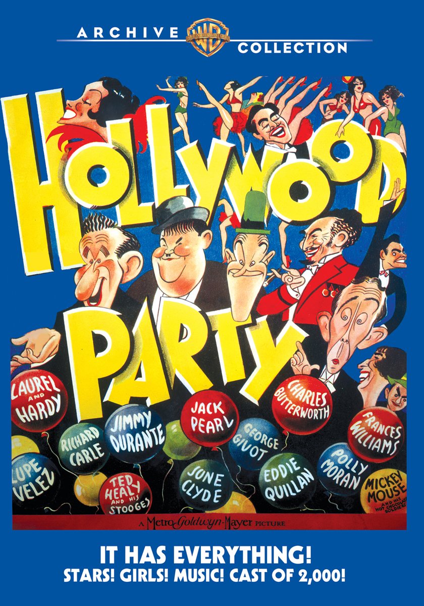 Hollywood Party en DVD original para animar tus noches de cine clásico en casa con amigos