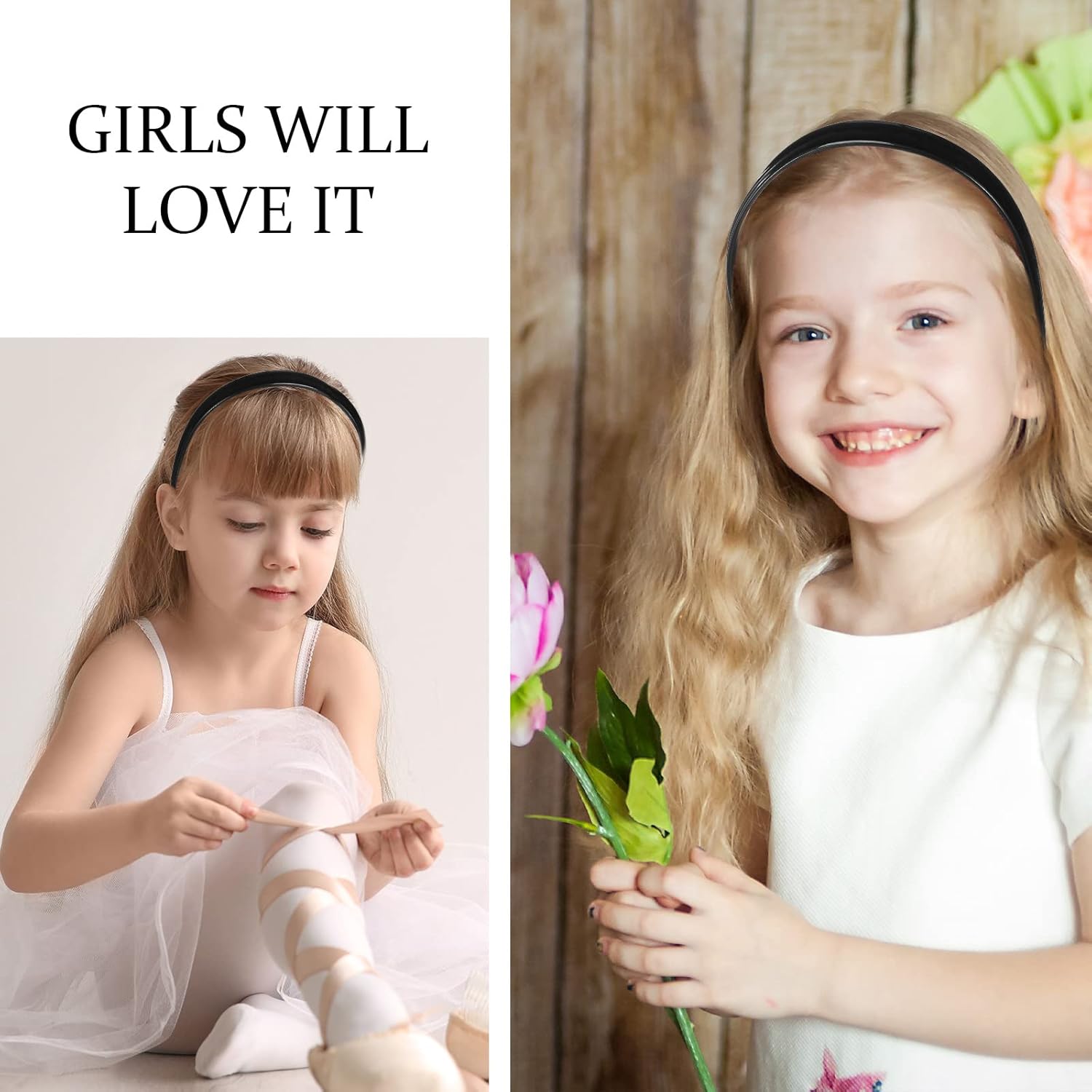 Syhood 3 Colors Tortoise Plastic Headbands Tortoise Shell Wide Acetate Resin Skinny Thin Headband with Teeth for Women(Black) - Image 6