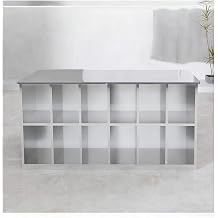 8-Cube Open Shelf, Metal Retail Storage Rack for Bedroom