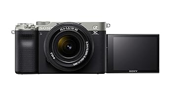Sony Alpha ILCE-7C with 28-60mm Zoom Lens (Compact Full Frame Camera, 4K, Flip Screen, Light Weight, Real time Tracking, Content Creation)