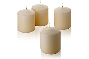 Pillar Candles Scented: Indulge in Sweet & Soothing French Vanilla