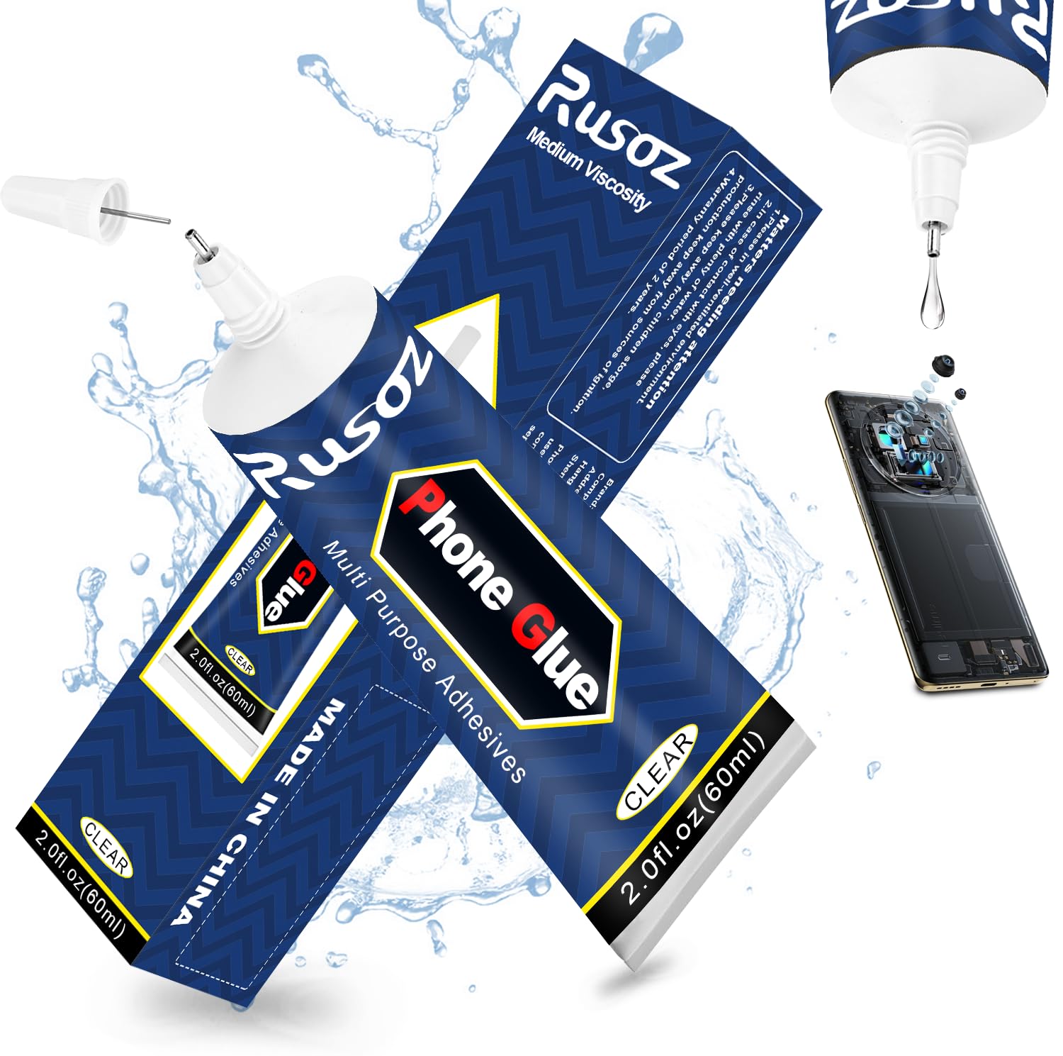 50ml B7000 Colla Liquida Trasparente Per Il Fissag... – Grandado - Foto 6