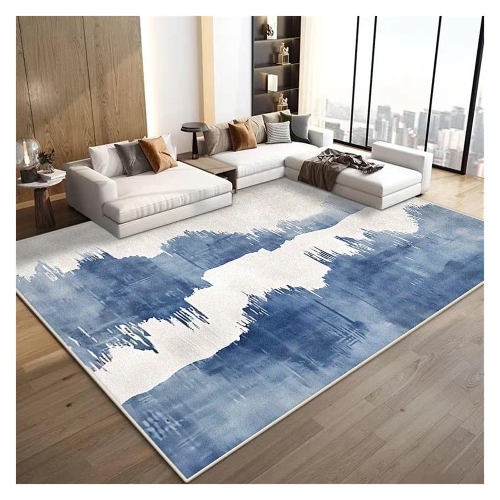 Grand tapis flanelle vintage haut de gamme 180x250