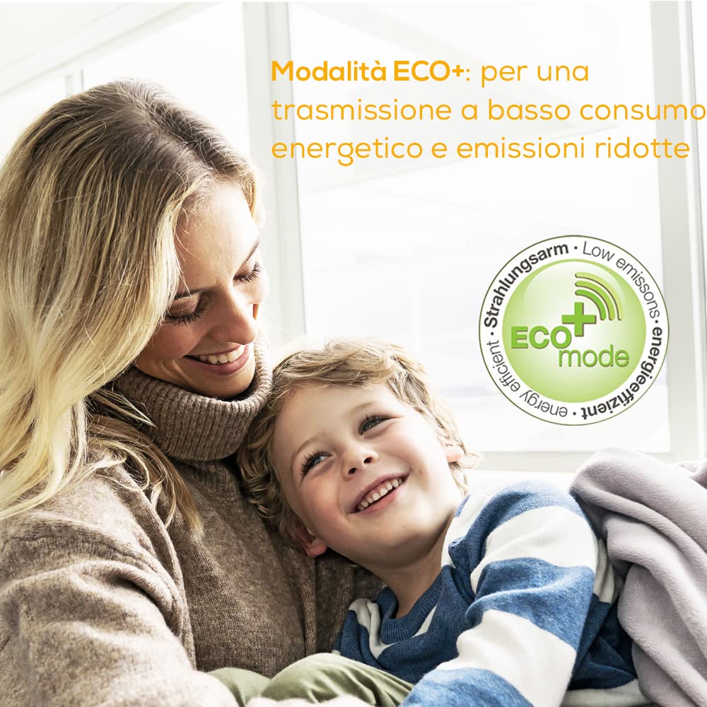 Beurer BY 110 Babyphone Video Wi-Fi con Funzione di Visione Notturna a Infrarossi e Modalita ECO, Grigio