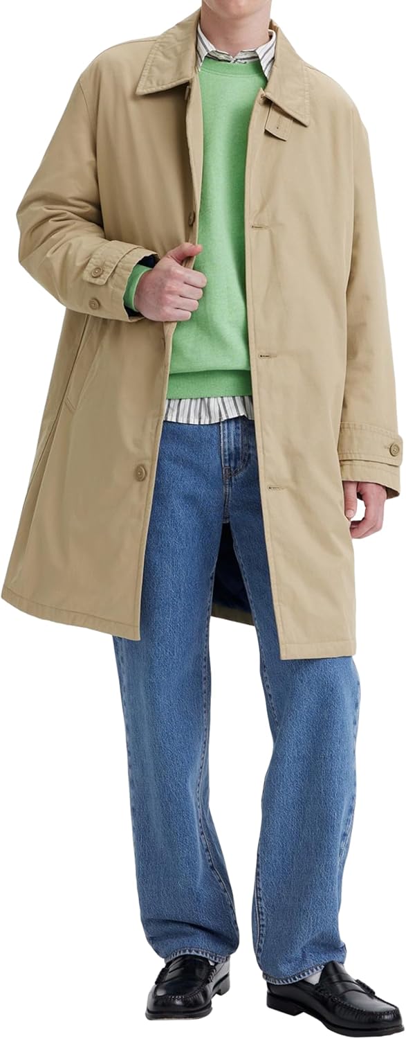 Abrigo Trench Relleno Levi's Alma Para Hombre - Calidez, Ajuste Cómodo Y Estilo Casual