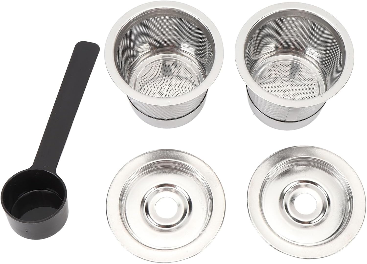 2 Filtri Per Caffè In Acciaio Inox 304 Riutilizzabili, Compatibili Con Aeropress, Diametro 61 Mm - 3