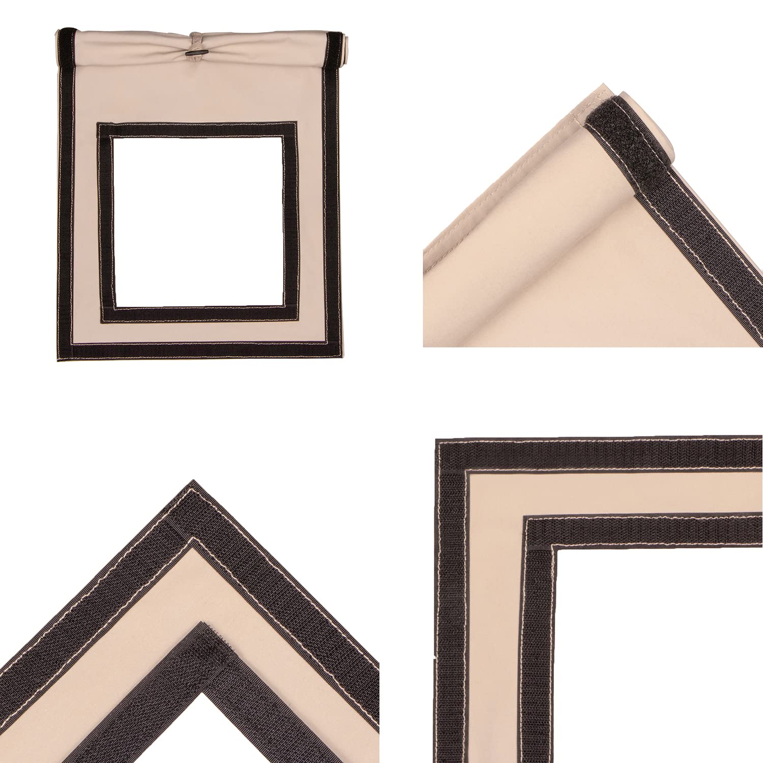 SJK45 Kit Jack Per Stufa Da Tendina, Con Panno Antipioggia E Base In Tela, Diametro Foro 7/10 Cm O Fai-Da-Te, Impermeabile 2500mm, Per Tenda A Campana E Campeggio