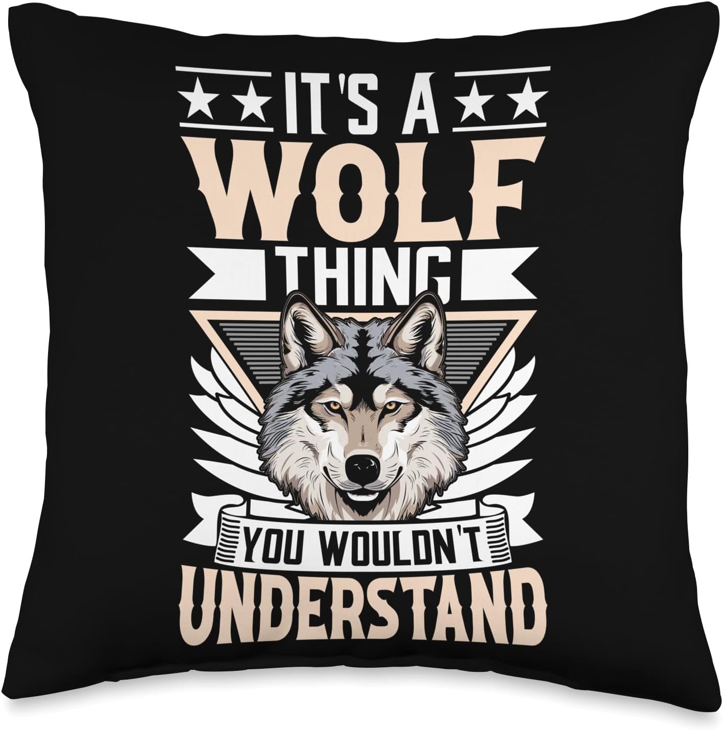 It's A Wolf Thing You Wouldnt Understand Throw Pillow