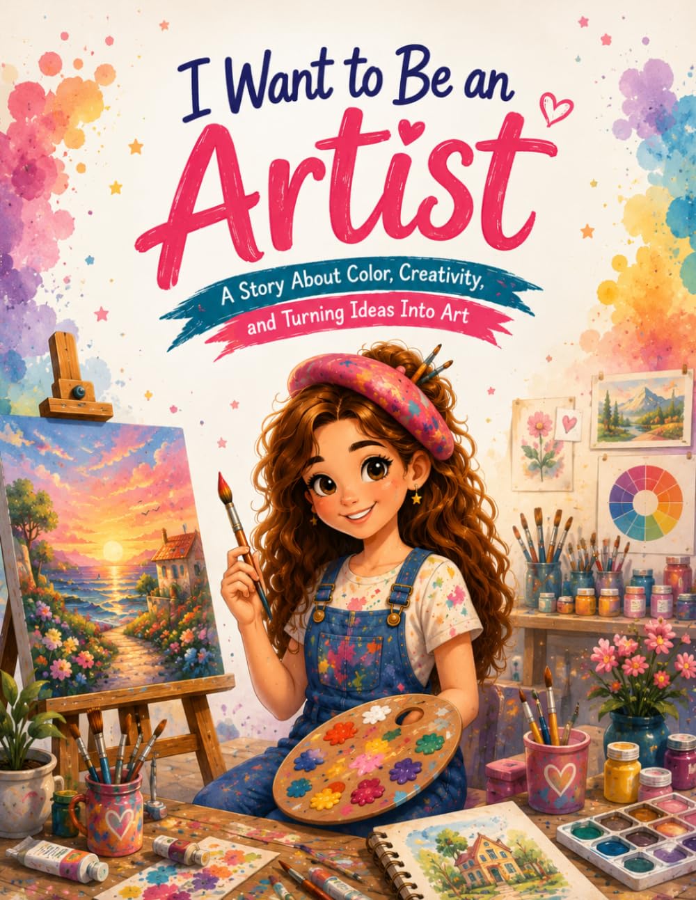 I Want to Be an Artist: A Fun Children's Story About Creativity, Drawing, Painting, Imagination, and Following Your Dreams | Includes Art Activities for Kids Ages 5–10