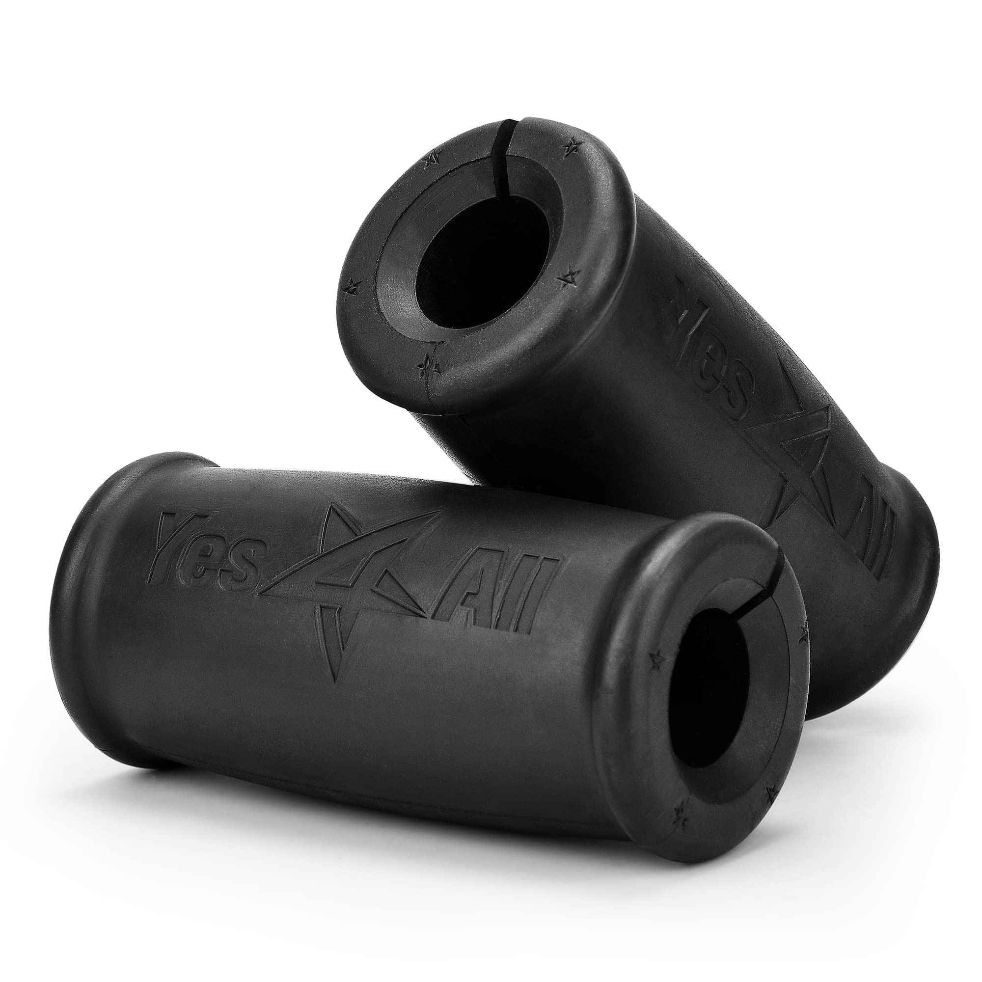 Buy Yes4All Thick Dumbbell Handles Grips, Firm Rubber Barbell Grips