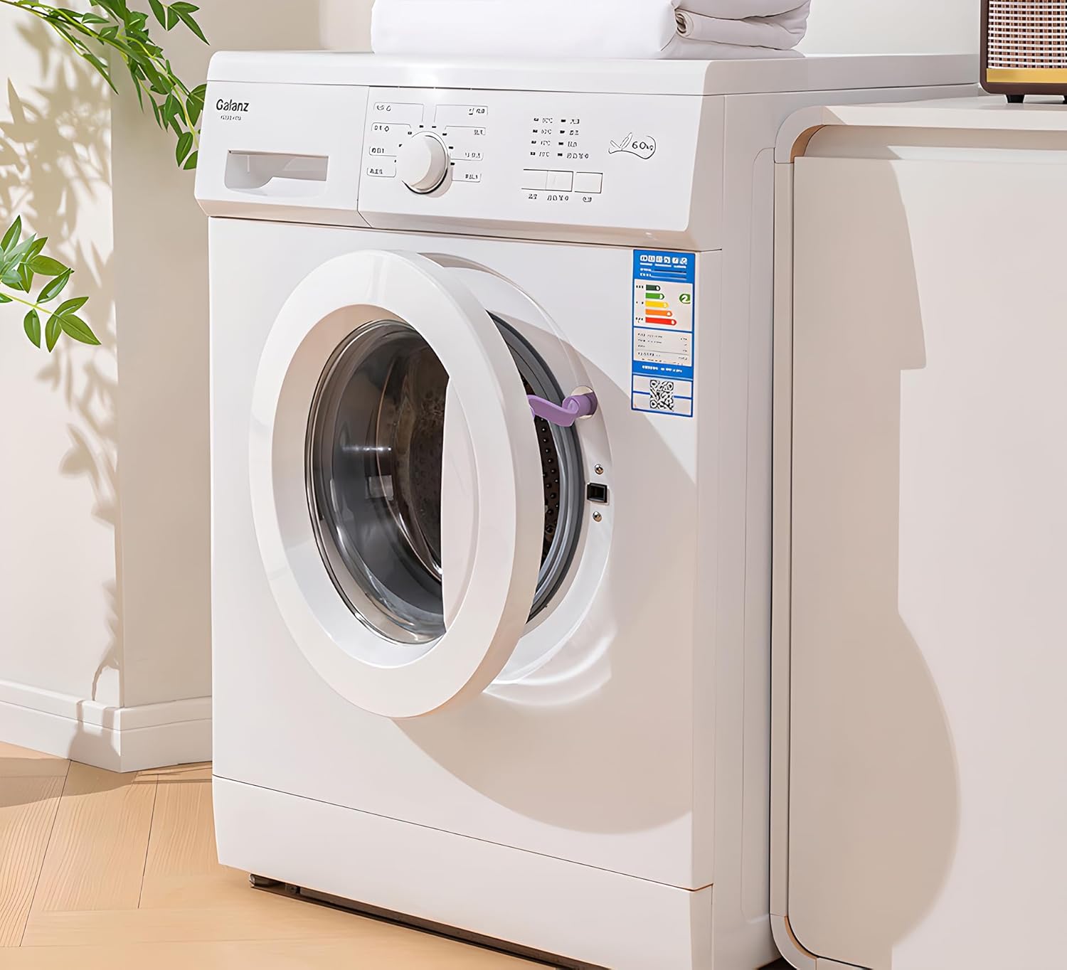 Front Load Washer Door Prop, Washing Machine Door Prop Open, Washer Door Prop Magnetic, Keep Washer Door Open and Dry (grey) image 5 of 5 B0DHW58YF5